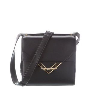 Bottega Veneta The Clip Leather Shoulder Bag